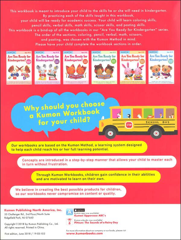 KUMON Are You Ready for Kindergarten Preschool Skills