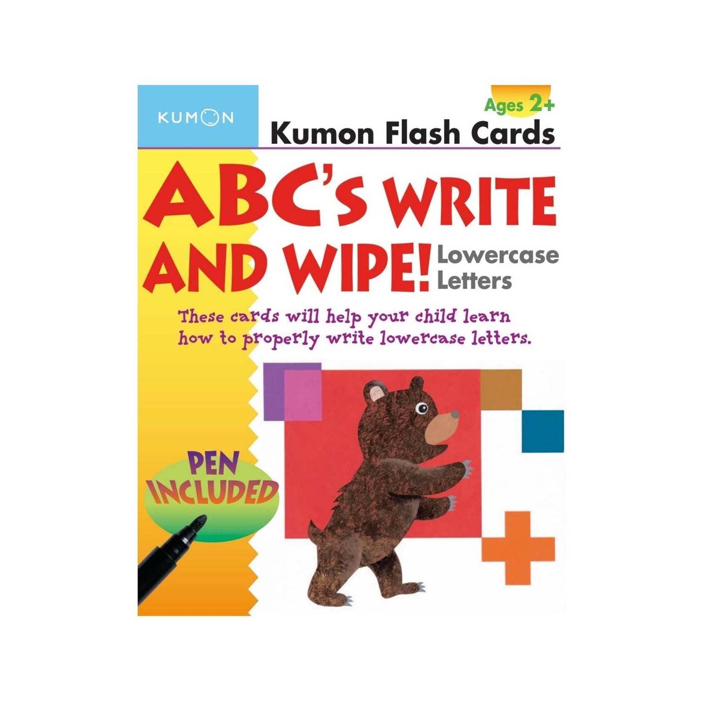 KUMON ABC's Write & Wipe: Lowercase